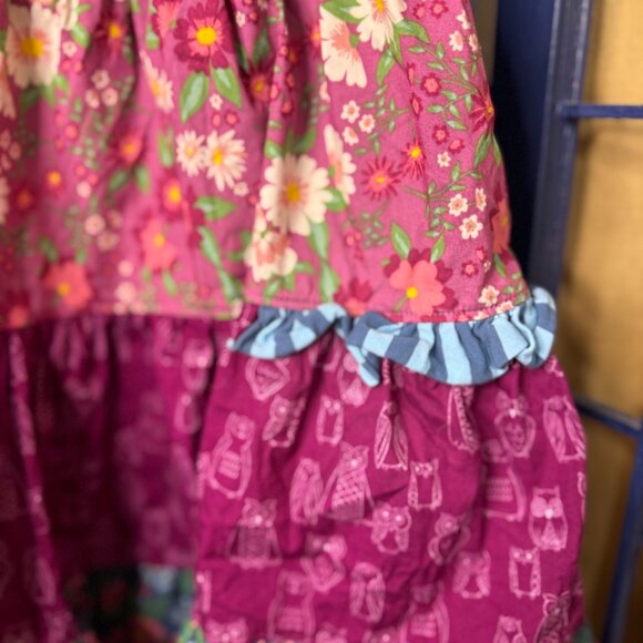 Matilda Jane “Love Bug” Polka Dot & Floral Tiered Dress – Size 6 - Picture 4 of 6